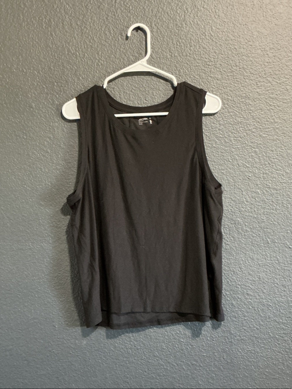 Jockey Black Sleeveless Muscle Tank